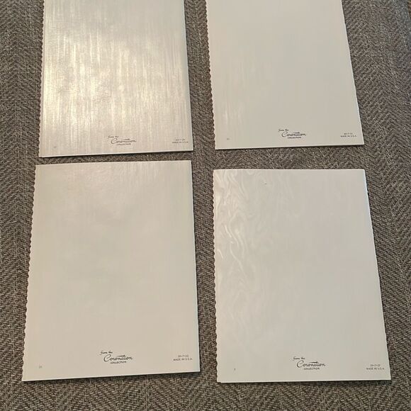 Vintage Lot of 4 Coronation Collection Glitter Birthday Cards 50's Parchment - Picture 3 of 15